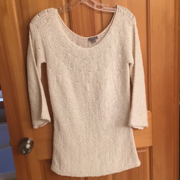 Super cute white Ann Taylor sweater - Picture 1 of 5